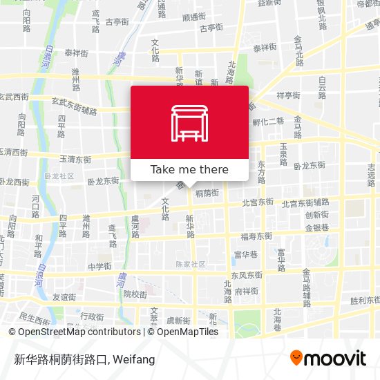 新华路桐荫街路口 map