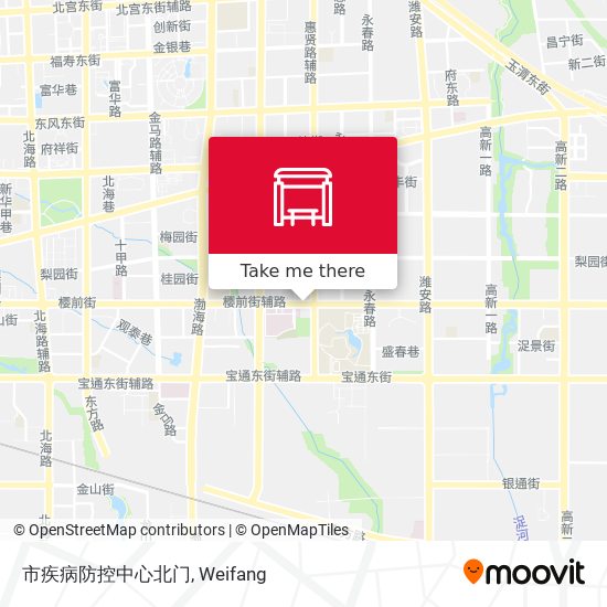 市疾病防控中心北门 map