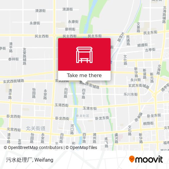 污水处理厂 map