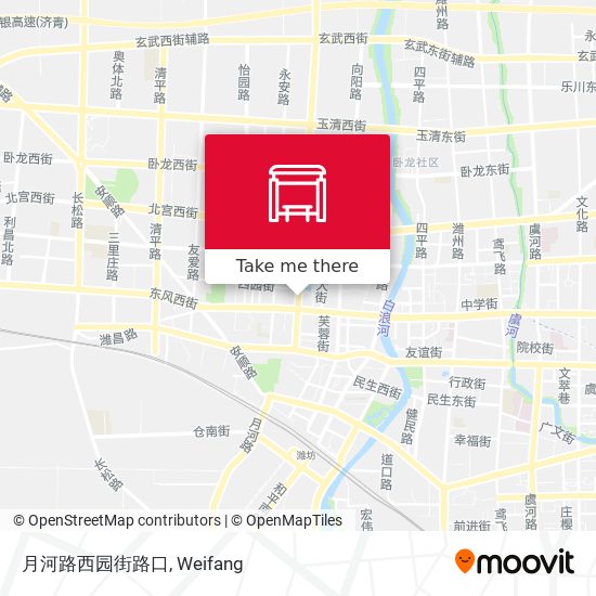 月河路西园街路口 map