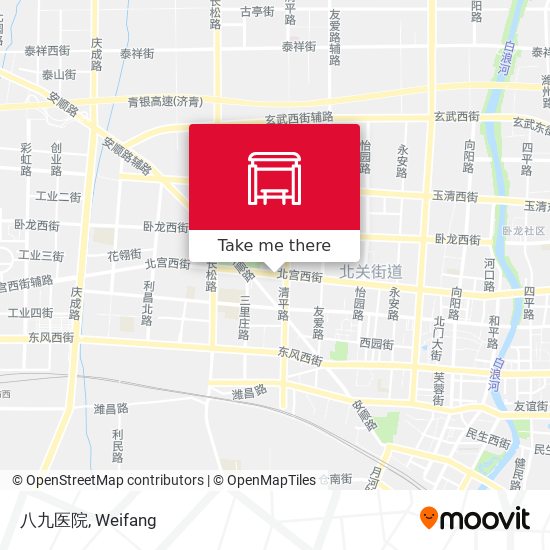 八九医院 map