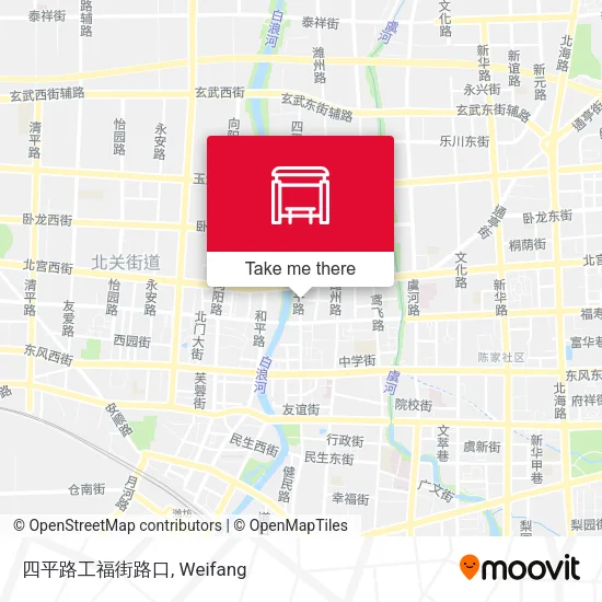 四平路工福街路口 map