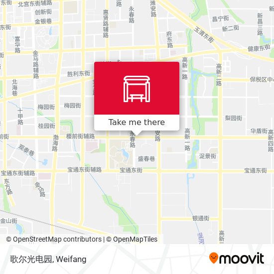 歌尔光电园 map