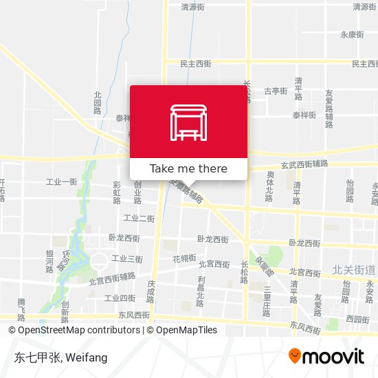 东七甲张 map