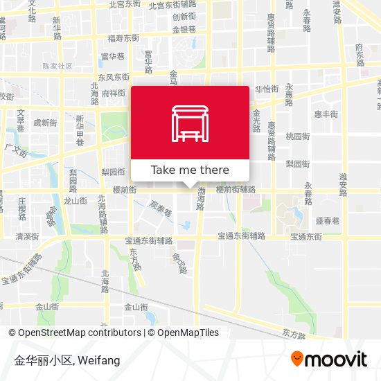 金华丽小区 map