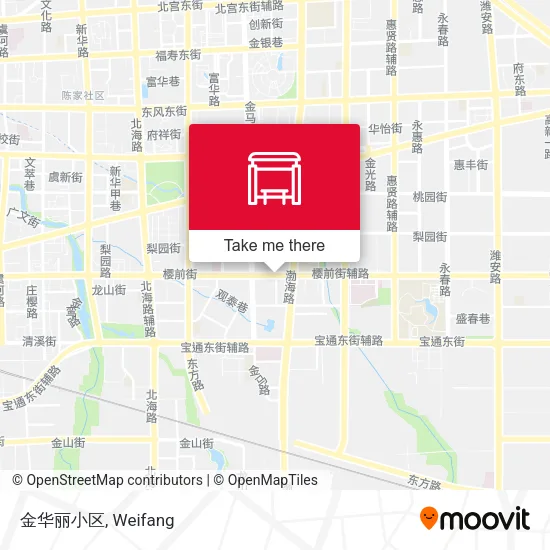 金华丽小区 map