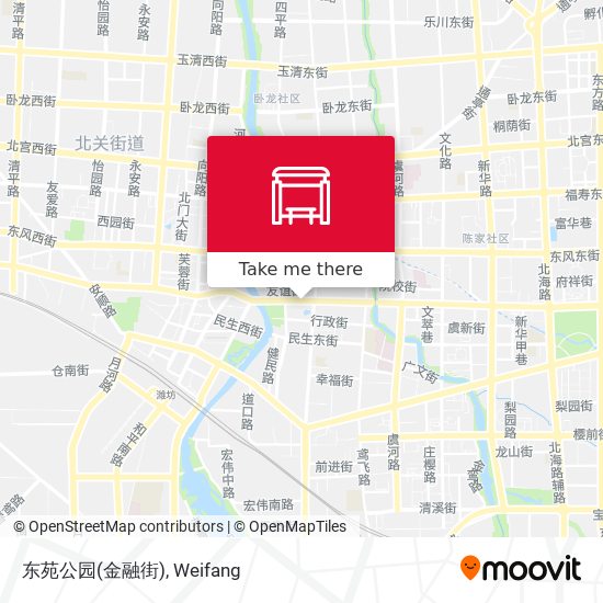 东苑公园(金融街) map