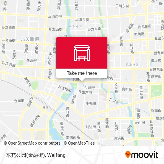 东苑公园(金融街) map