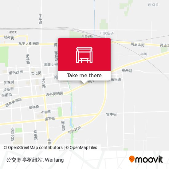 公交寒亭枢纽站 map