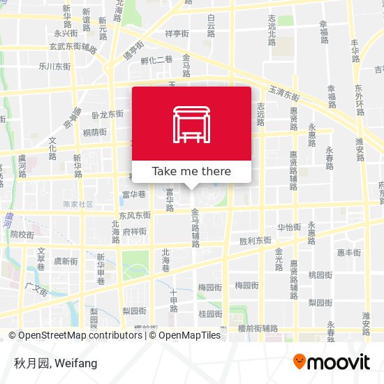 秋月园 map