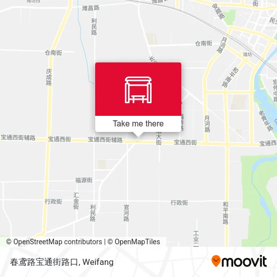春鸢路宝通街路口 map