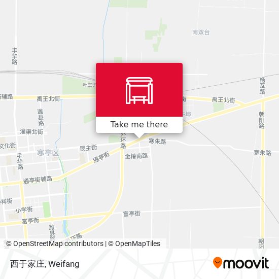 西于家庄 map