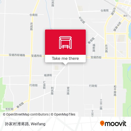 孙家村潍蒋路 map