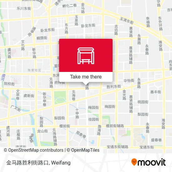 金马路胜利街路口 map