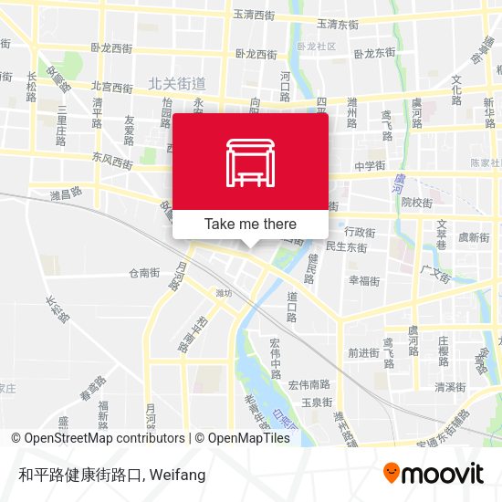 和平路健康街路口 map