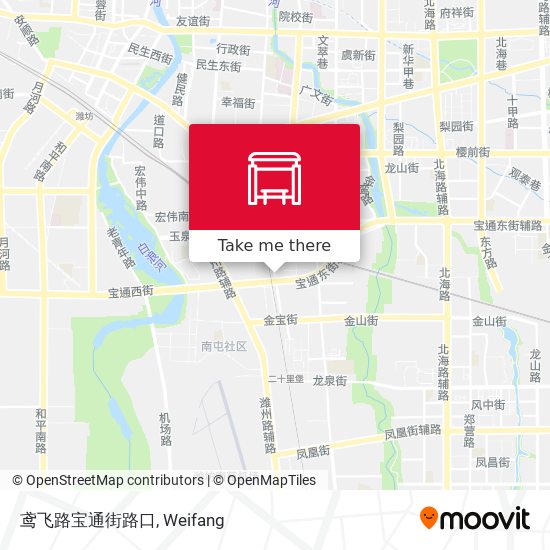 鸢飞路宝通街路口 map