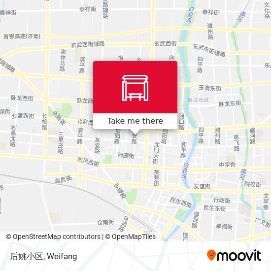 后姚小区 map