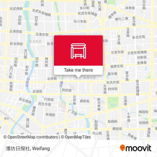 潍坊日报社 map