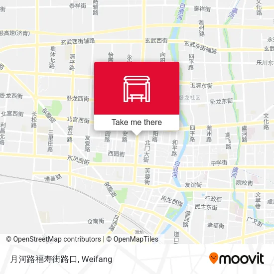 月河路福寿街路口 map