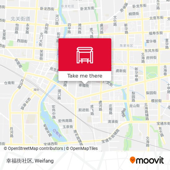 幸福街社区 map