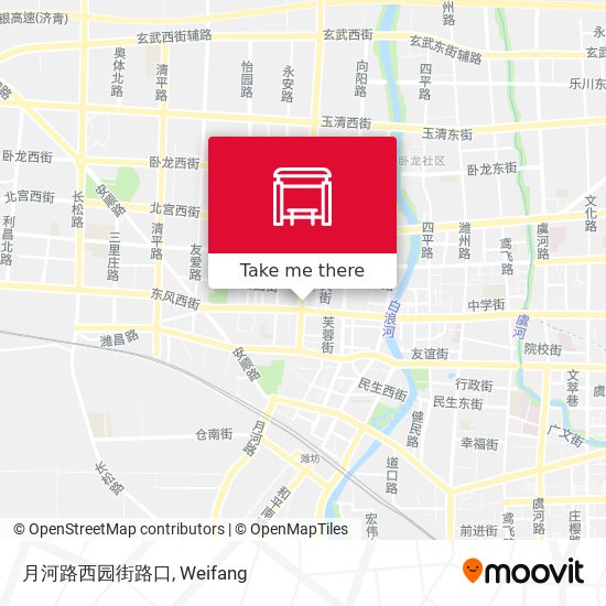 月河路西园街路口 map