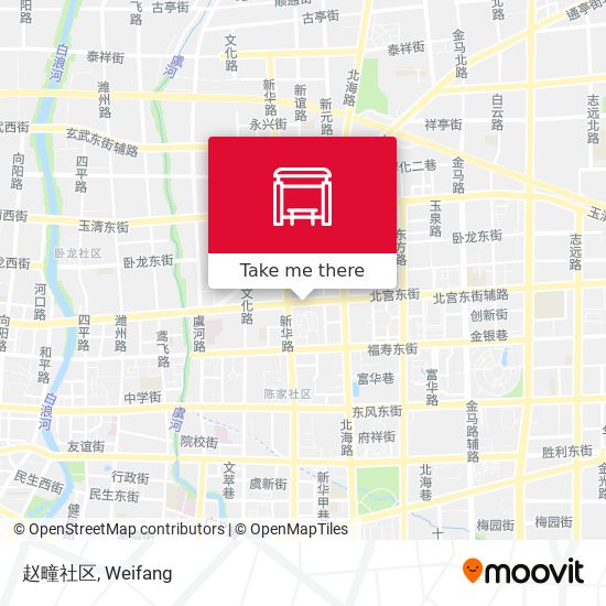 赵疃社区 map