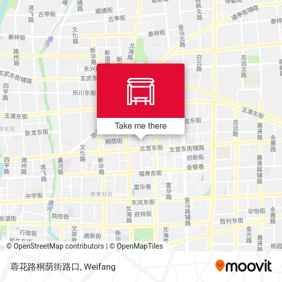 蓉花路桐荫街路口 map