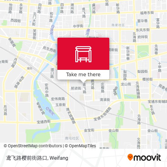 鸢飞路樱前街路口 map