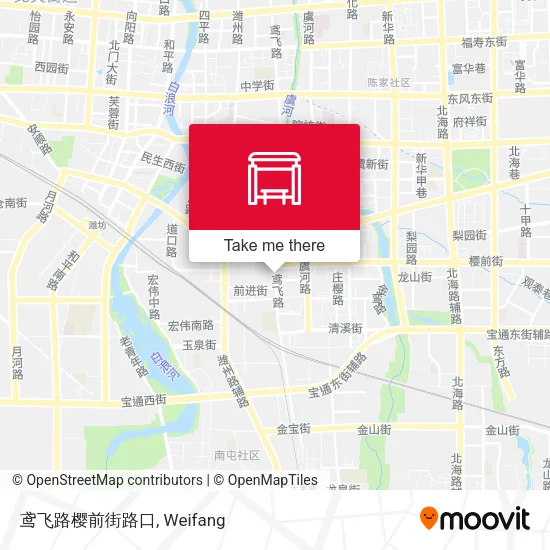 鸢飞路樱前街路口 map