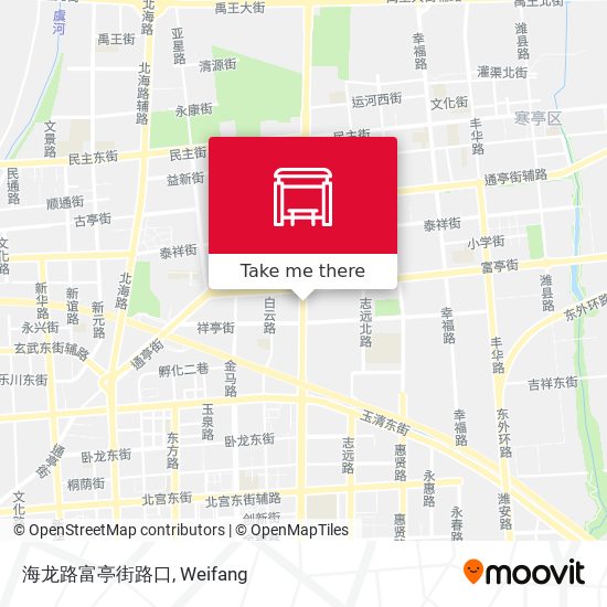 海龙路富亭街路口 map