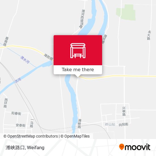 潍峡路口 map