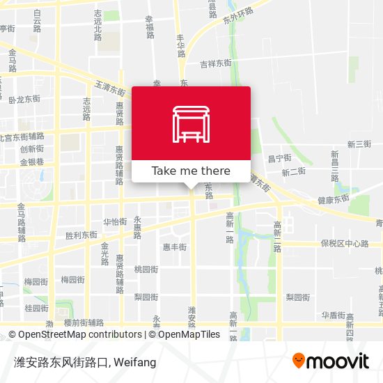潍安路东风街路口 map