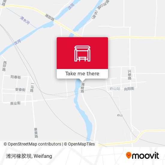 潍河橡胶坝 map