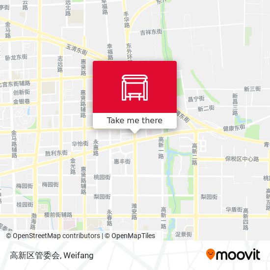 高新区管委会 map