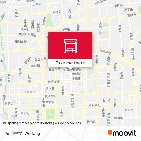 东明中学 map