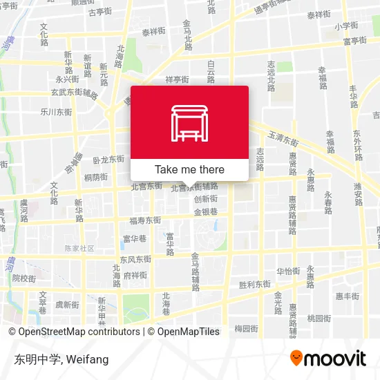 东明中学 map