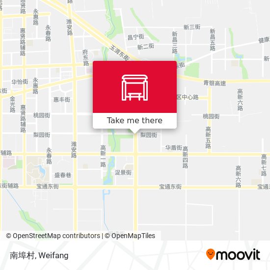 南埠村 map