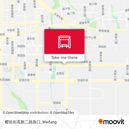樱前街高新二路路口 map