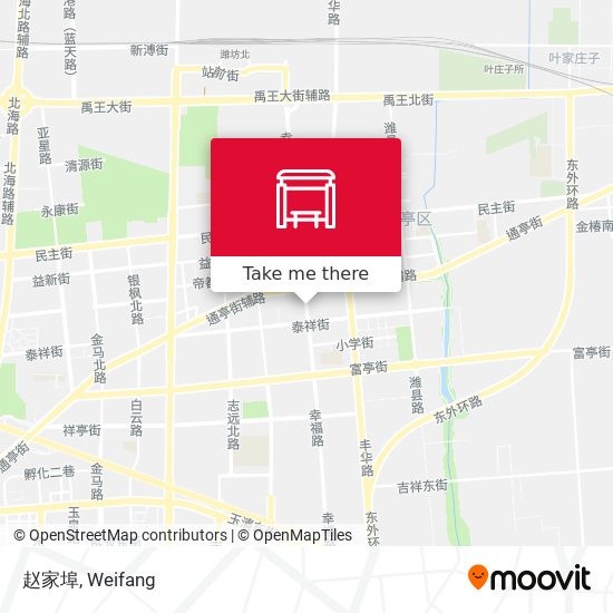 赵家埠 map