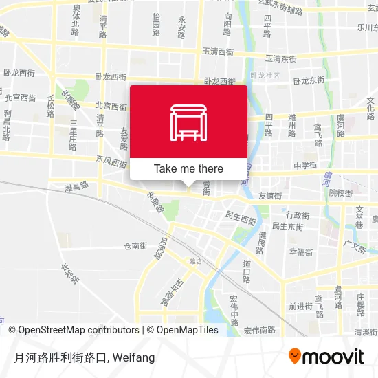 月河路胜利街路口 map