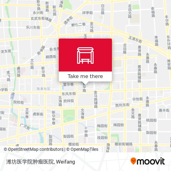 潍坊医学院肿瘤医院 map
