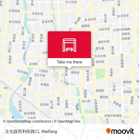 文化路胜利街路口 map