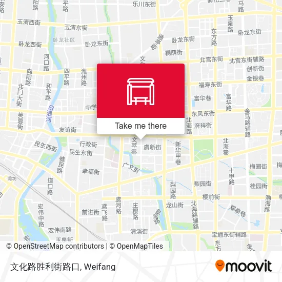 文化路胜利街路口 map