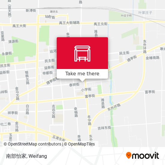 南部怡家 map