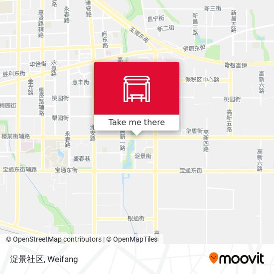 浞景社区 map