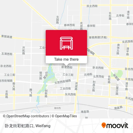 卧龙街彩虹路口 map