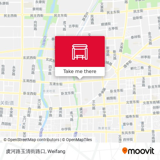 虞河路玉清街路口 map