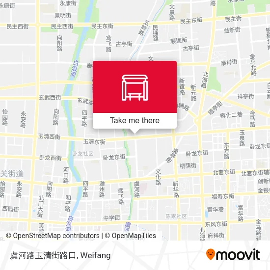 虞河路玉清街路口 map