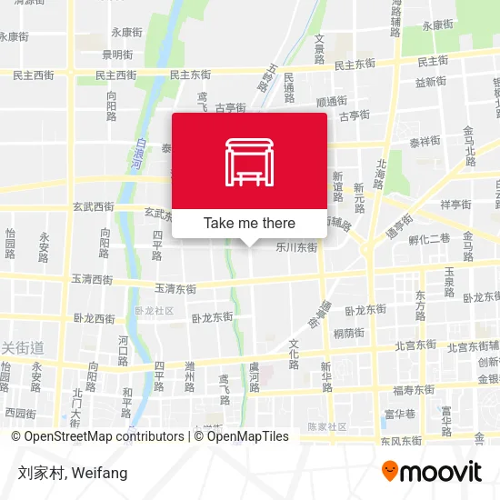 刘家村 map