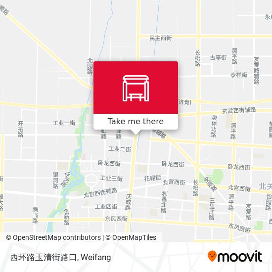 西环路玉清街路口 map